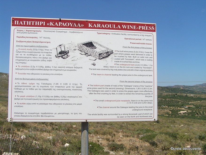 fonctionnement du pressoir de Karaoula