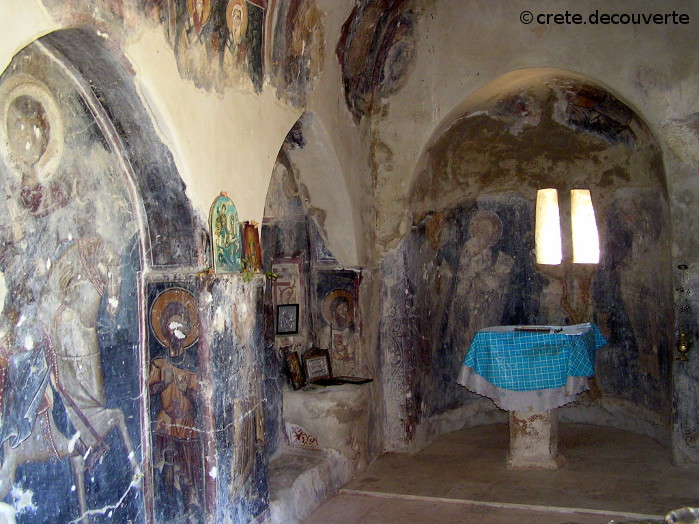 Fresques de l'glise d'Agios Georgios