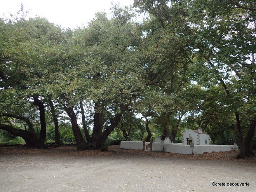 Platanakia et la chapelle d'Agios Ioannis Platanakia et la chapelle d'Agios Ioannis