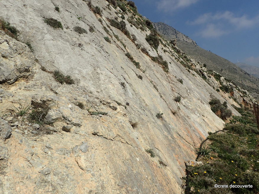 Geotope : miroir de faille