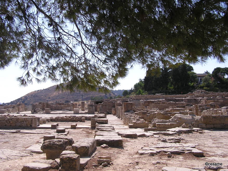 Festos Phaistos Palais Fouilles archeo Festos Phaistos Palais Fouilles archeo