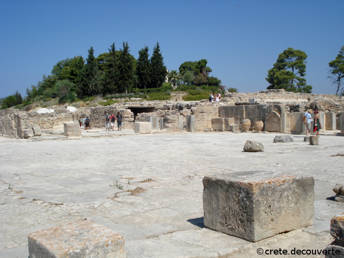 Cour centrale du palais de Phaistos