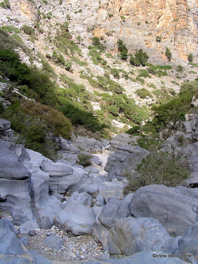 Gorge Aposelemi : zone de varappe
