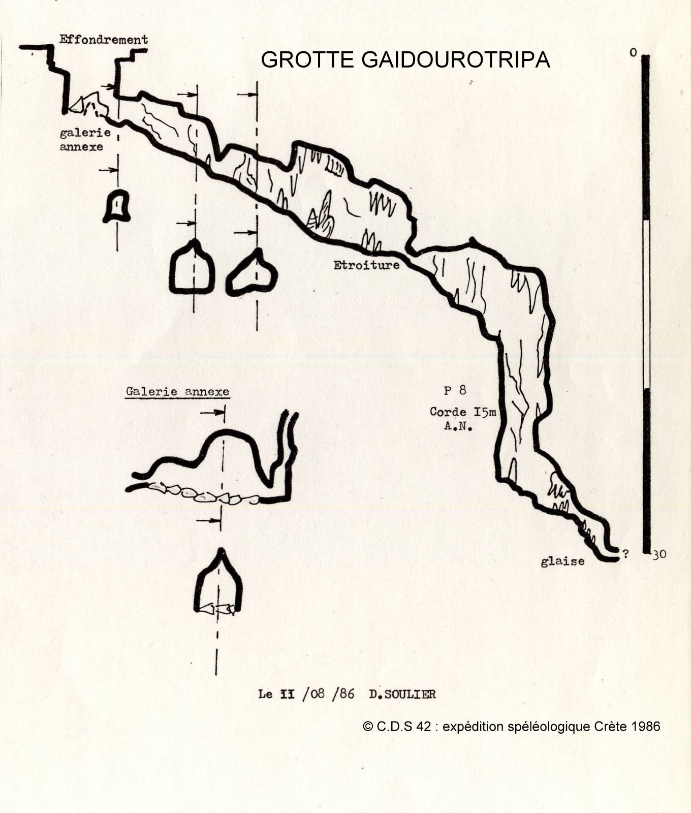 Topographie de Gaidourotripa  Kritsa