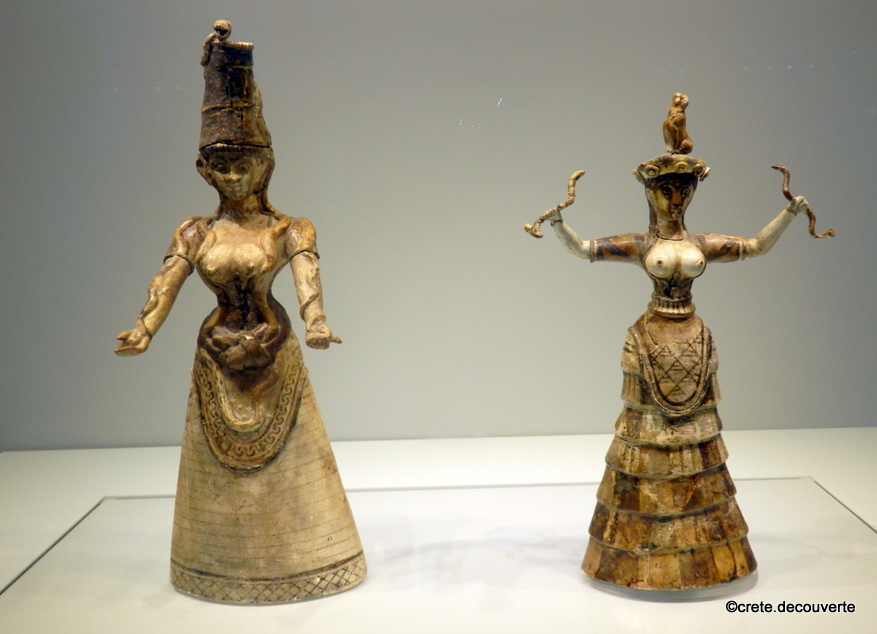 Heraklion, muse archologique : figurines fminines