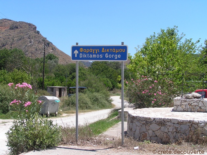 Gorge de Diktamos (du dictame) sud est de Chania Gorge de Diktamos (du dictame) sud est de Chania