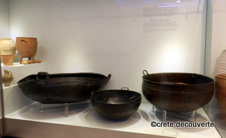Musee archeo Heraklion les chaudrons de Tylisos