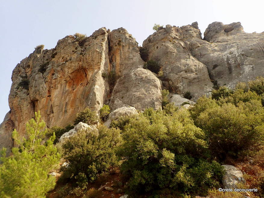 Rando Kalamafka Stavros : le promontoire rocheux