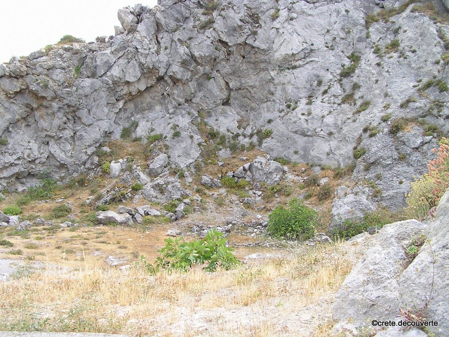 La roche creuse pour la production de granulats