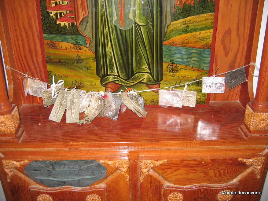 Ex-voto chapelle d'Agia Paraskevi Ex-voto chapelle d'Agia Paraskevi