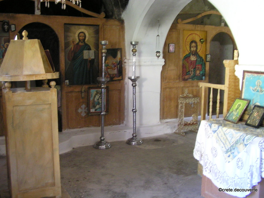 Eglise de Panagia Kera vers Sarkhos - Malevizi